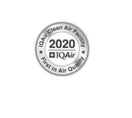 IQAIR CLEAN AIR FACILITY FIRST IN AIR QUALITY 2020 IQAIR trademark