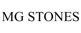 MG STONES trademark