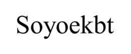 SOYOEKBT trademark