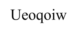 UEOQOIW trademark
