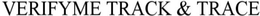 VERIFYME TRACK & TRACE trademark