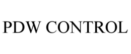 PDW CONTROL trademark