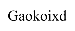 GAOKOIXD trademark