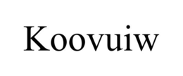 KOOVUIW trademark