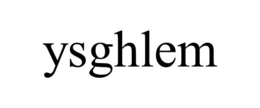 YSGHLEM trademark