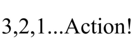 3,2,1...ACTION! trademark