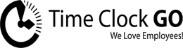 TIME CLOCK GO WE LOVE EMPLOYEES! trademark