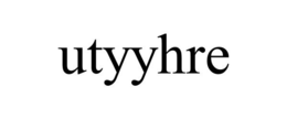 UTYYHRE trademark