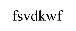 FSVDKWF trademark