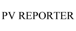 PV REPORTER trademark