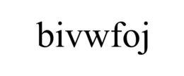 BIVWFOJ trademark