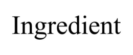 INGREDIENT trademark