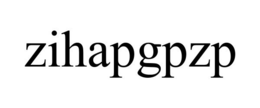 ZIHAPGPZP trademark
