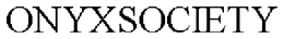 ONYXSOCIETY trademark