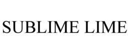 SUBLIME LIME trademark