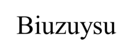 BIUZUYSU trademark