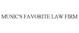 MUSIC'S FAVORITE LAW FIRM trademark