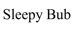 SLEEPY BUB trademark