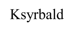 KSYRBALD trademark