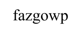 FAZGOWP trademark