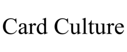 CARD CULTURE trademark