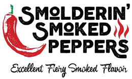 SMOLDERIN' SMOKED PEPPERS EXCELLENT FIREY SMOKED FLAVOR trademark