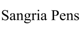 SANGRIA PENS trademark