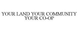 YOUR LAND YOUR COMMUNITY YOUR CO-OP trademark