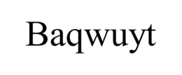 BAQWUYT trademark