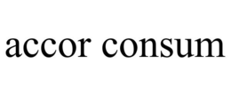 ACCOR CONSUM trademark