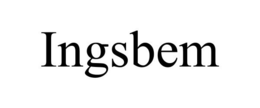 INGSBEM trademark