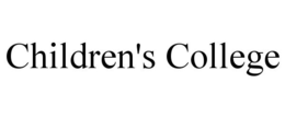CHILDREN'S COLLEGE trademark