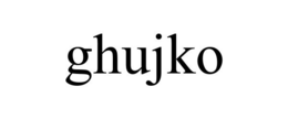 GHUJKO trademark