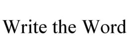WRITE THE WORD trademark