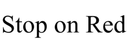 STOP ON RED trademark
