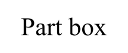 PART BOX trademark