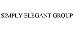 SIMPLY ELEGANT GROUP trademark