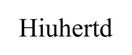 HIUHERTD trademark