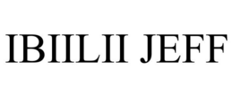IBIILII JEFF trademark