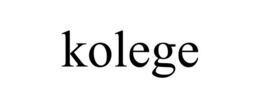 KOLEGE trademark