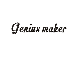GENIUS MAKER trademark
