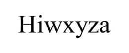 HIWXYZA trademark