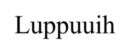 LUPPUUIH trademark
