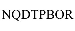 NQDTPBOR trademark