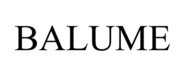 BALUME trademark