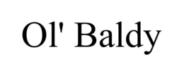 OL' BALDY trademark