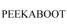 PEEKABOOT trademark