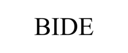BIDE trademark