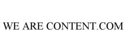 WE ARE CONTENT.COM trademark