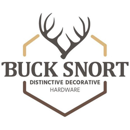 BUCK SNORT DISTINCTIVE DECORATIVE HARDWARE trademark